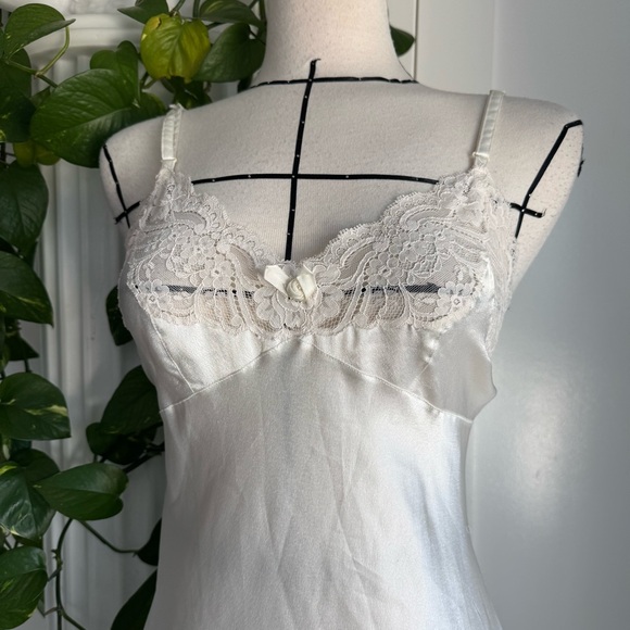 Vintage Christian Dior Silk Lace Slip Dress - Picture 3 of 7